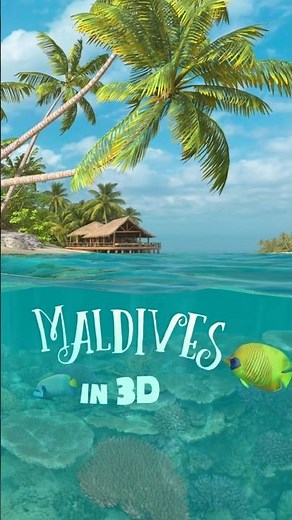 🐠 Maldives 3D Screensaver🌴