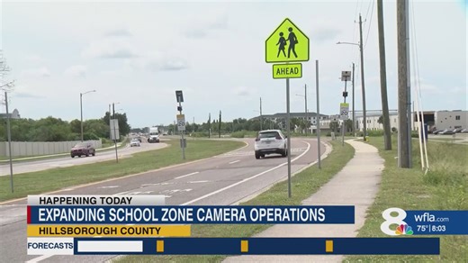 School zone speed camera enforcement hours expanded