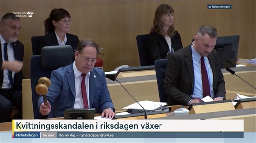 Kvittningsskandalen i riksdagen växer