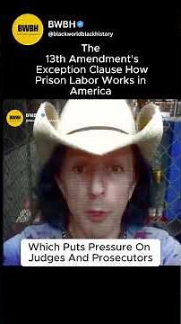 Black History : The History Behind America's Prison Labor System'' #blackhistory #america #shorts