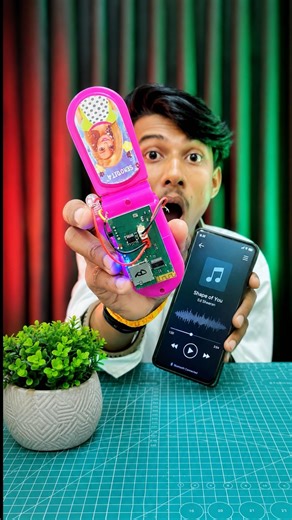 Toy Mobile me Bluetooth 😱 | Bluetooth Music Setup | Repair Toy Phone at Home | #shorts #experiment