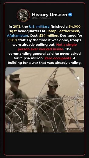 How The US Built A $34 Million HQ In Afghanistan That Nobody Used 🏢💸