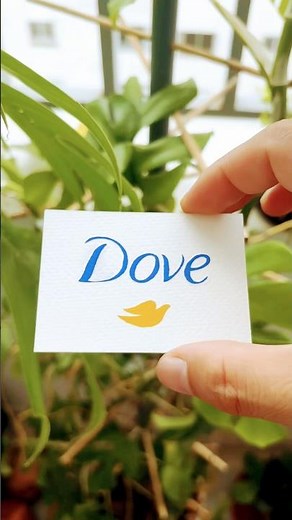 How to Draw Dove Logo Easy | Ray Art #logo #dove #shorts #youtubeshorts