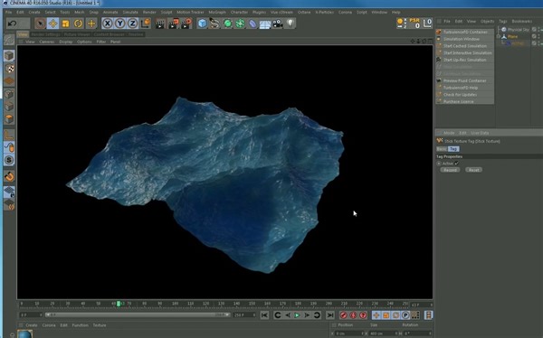 C4D真实海洋波浪特效模拟插件教程Cinema 4D HOT4d