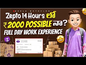 Zepto full day experience || zepto one day salary