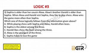 LOGICAL REASONING #3 | Arjay Enseñado
