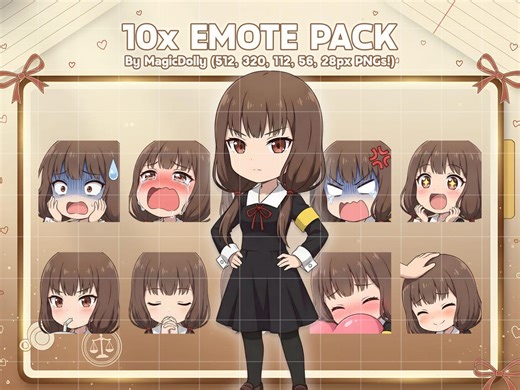 Iino Miko Chibi Emotes, Kaguya-sama Anime Stickers (digital Download) - Etsy