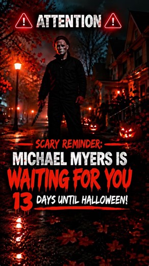 Get Ready To Have A Scary Night, Michael Myers Is Coming... 🎃 13! 🔪 #scary #halloween #song #shorts