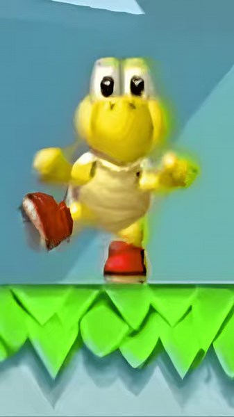 Watch over 100 Koopas get thrown into a massive Mario jail