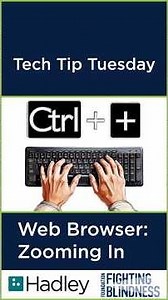 Web Browser: Zooming In