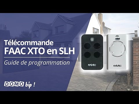 PROGRAMMER TÉLÉCOMMANDE FAAC XTO À PARTIR D'UNE TÉLÉCOMMANDE SLH
