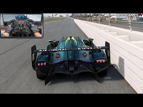 Automobilista 2 - Aston Martin Valkyrie Hypercar at Daytona | Moza DD R9 Gameplay