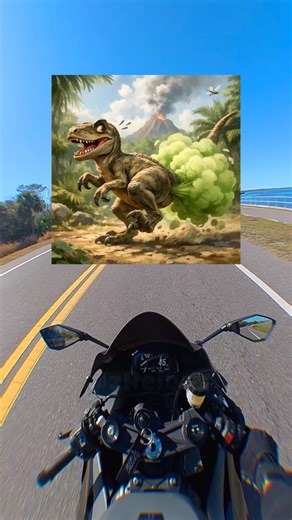 Dinosaur Farts 🦖💨 Hear Me Out… #Shorts #ZX6R #Dinosaur #Science