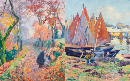 【4K】法国印象派画家，保罗·麦德林Paul Madeline作品欣赏。