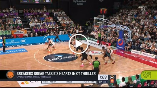 NZ break Tassie hearts in OT thriller