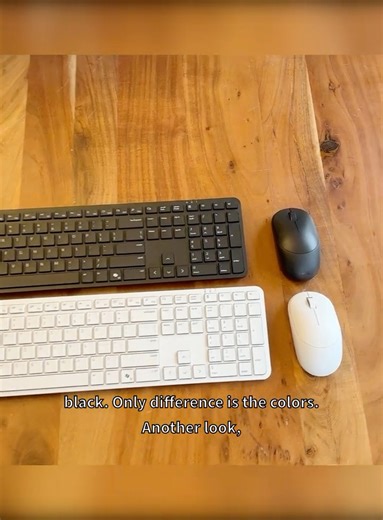Dell Pro 5 Keyboard and Mouse - KM526 - Light Ash (Off White) vs Black #dellkeyboard #whitekeyboard