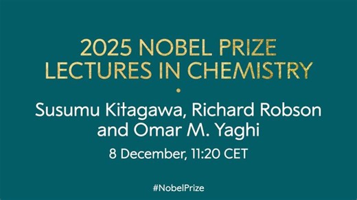 2025 Nobel Prize lectures in chemistry | Susumu Kitagawa, Richard Robson… | Jorge Colón