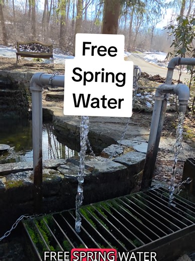 Free Spring Water Site #springwater #freespringwater #naturalspringwater #naturalsprings #freewater