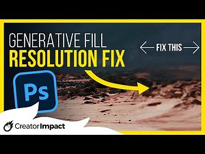 How to FIX Photoshop Generative Fill's Low Resolution