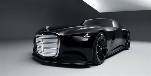 Mercedes Looks to the Past for Style and to the Future for Tech with the Vision Iconic Concept