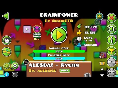 BRAINPOWER by BrainETR 100% | Memory Medium demon, 500 attempts