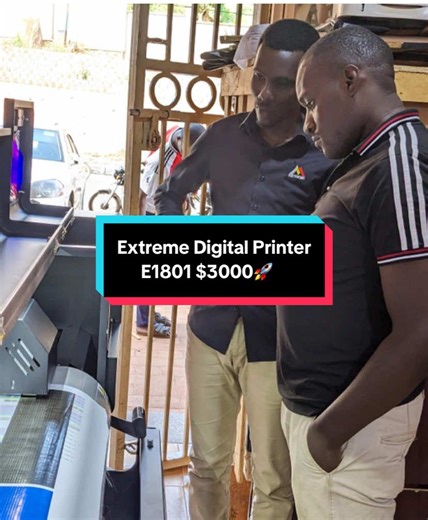 🚀E1801 Large Format Printer $3000 - Turbocharge your creativity!✨ ✅High resolution, fast printing, and flawless output for all your large format projects!Whether it's advertising, architectural plans, or artwork, E1801 handles it all effortlessly.✨ ✅Efficient, precise, and durable - boost your productivity! 🔥Unleash limitless creativity with every print! 🚀Extreme is a one stop advertising equipment supplier with over 20 years of industry experience. It has local warehouses in many African cou