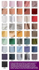 Linen Color Swatches - 41 Colors - Christmas Gift for Her - Etsy