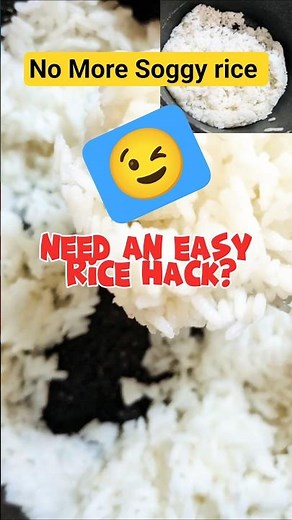 How to Boil Rice Perfectly Every Time 🍚 #cookinghack. #howtocookrice