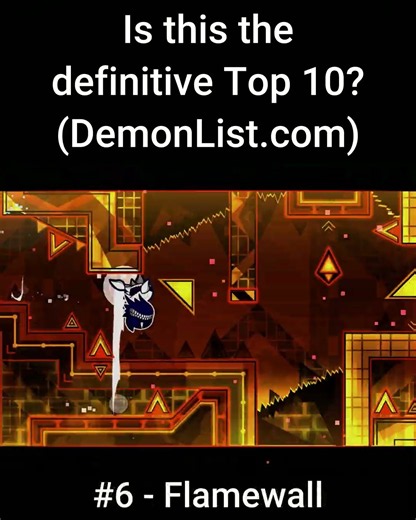 Is this the definitive Top 10? (DemonList.com) #geometrydash #gd #gaming #gameplay #electronicmusic