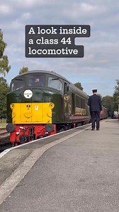 A video from last summer showing a few views of the cab and engine compartment of a class 44 locomotive. This locomotive is based at Peak Rail in Derbyshire. #trains #diesellocomotive #britishrailways #railways #trainspotting #heritagerailway #class44 | Adrian Watson