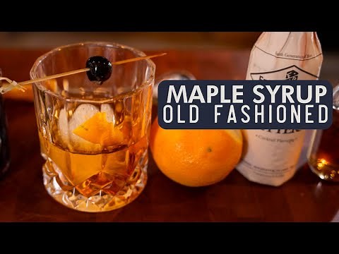 Old Fashioned Recipe With Maple Syrup | Whiskey Cocktails