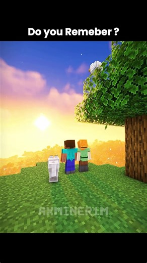 Minecraft Nostalgia: Do You Remember the Old Days? 😢 #minecraft #gaming #shortsyoutube