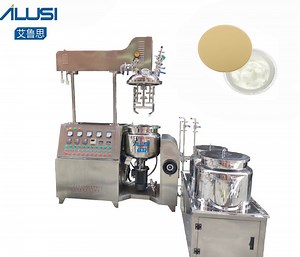 [Hot Item] Homogenizer Working Head Mixer 50L Cosmetic Cream Vacuum Homogenizing Emulsifier Mixing Machine