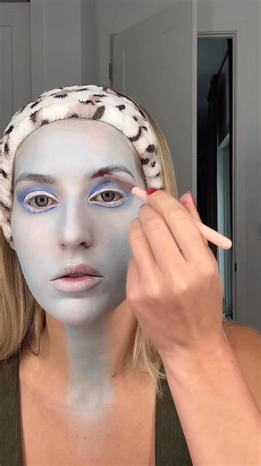 Sally makeup tutorial Nightmare before Christmas #halloweenmakeup #Halloween | Skyler Simpson