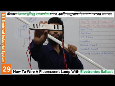 How To Wire A Fluorescent Lamp With Electronics Ballast | NS Electrical Industrial System 29