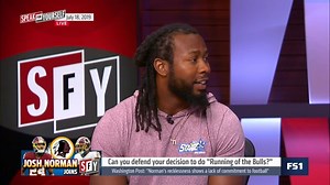 7.9K views · 67 reactions | "I’m going to do what I feel like doing in that moment in time because it’s fun for me… I’ve lived on the edge all my life. I play this position on the edge… I’m looking danger straight in the eyes every time I step on that field... It's no fear factor for me." — Josh Norman | Speak | Facebook