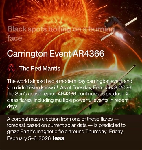 Stefan Burns is a geophysicist, space weather commentator, and content creator who presents analyses of solar activity, geomagnetic storms, and Earth’s geophysical responses on his YouTube channel StefanBurns (link below) and social media. He regularly reports on large sunspots rotating into Earth-facing position and intense solar wind conditions, interpreting them as precursors to stronger space weather impacts. In early 2026, Burns highlighted a significant solar storm that produced a G4 geoma