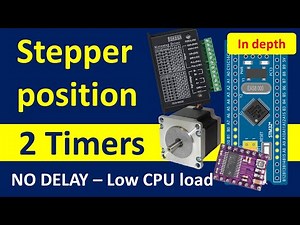 Stepper motor with STM32 with 2 timers | NO DELAY