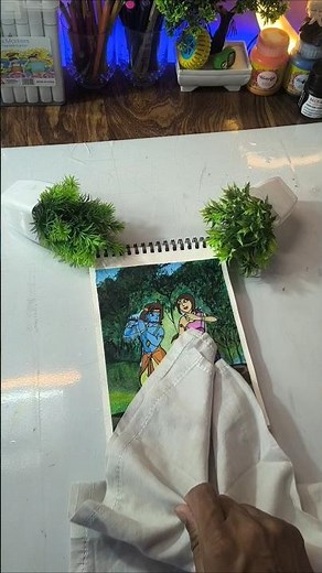 Beautiful Drawing of Radha Krishna 💖 #RadhaKrishna #Drawing #ArtVideo #PencilDrawing #Sketch #short