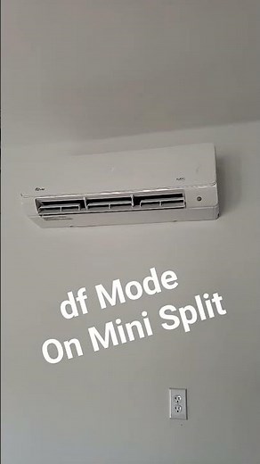 What is df mode on mini split? What to know before calling an HVAC tech #minisplit #diy #home