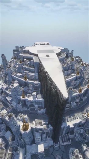 I Built MINAS TIRITH in Minecraft… 🤯 #shortsMinecraft Players Won’t Believe This Build… 😱