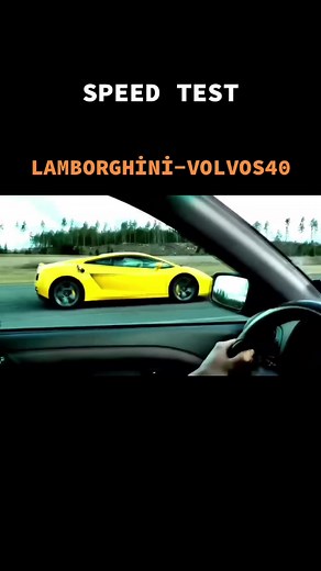 Lamborghini vs. Volvo S40 Speed Test Comparison