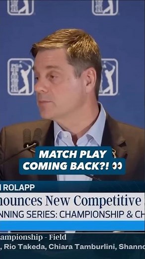 Match play back in the PGA Tour postseason?!