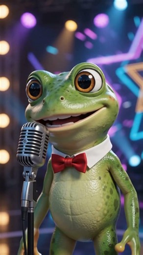 Frog's Singing Audition Went Viral 😂🐸🎤 #shorts #Peralium