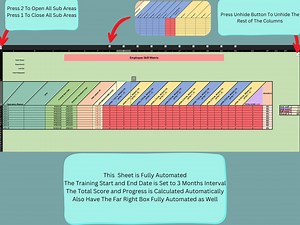 Digital Excel Sheet - Skill Matrix for Factories , Restaurants and Other Businesses - Etsy UK