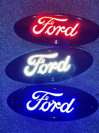 👉 This Ford LED Grille Badge Looks INSANE at Night.#FordF150 #TruckMods #LEDUpgrade #TruckTok #CarTok #TruckAccessories