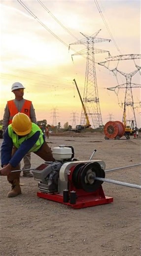 Three tons dual bullwheel powered winch