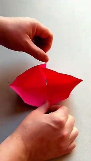 ¿cómo hacer un corazón de origami? papiroflexia heart San Valentín 14 de febrero