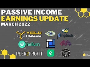 Passive Income Earnings - Yield Nodes, Helium, HoneyGain, PlanetWatch