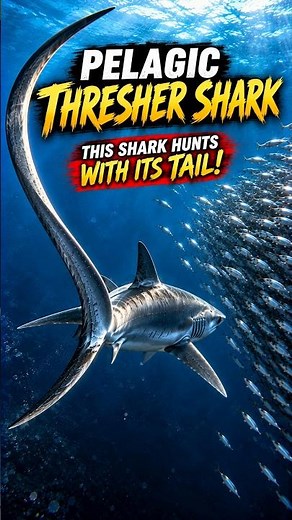 This Shark Hunts With Its TAIL! 🦈⚡ | Pelagic Thresher